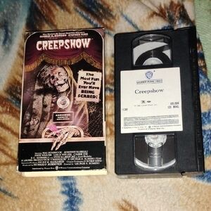 Vintage Creepshow VHS Horror Movie Tape Stephen King George Romero